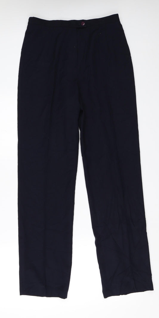 Womens UK Size 12 Paul Seperates Regular Fit  Blue Trousers