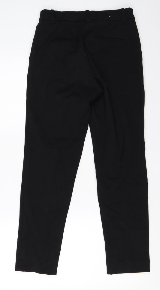 Womens UK Size 34 H&M Regular Fit  Black Trousers