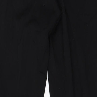 Womens UK Size 34 H&M Regular Fit  Black Trousers