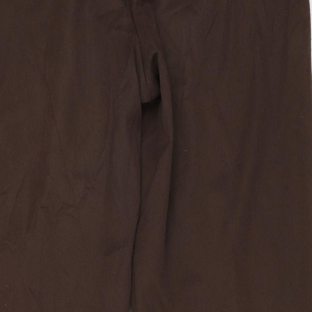 BM Womens Brown   Trousers  Size 14 L30.5 in