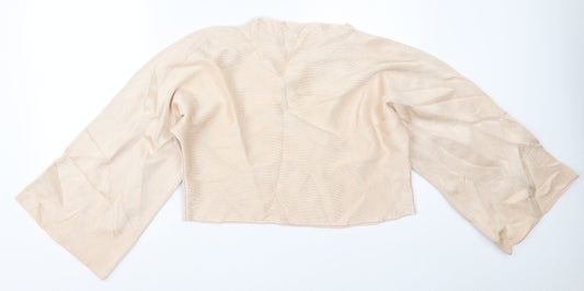 Womens UK Size M Zara Beige Pullover Jumper