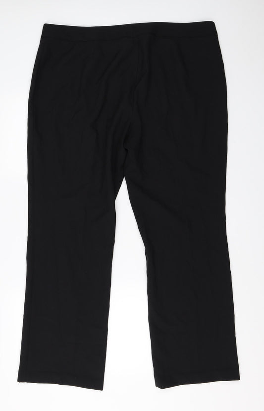 F&F Womens Black   Trousers  Size 40 in L30 in
