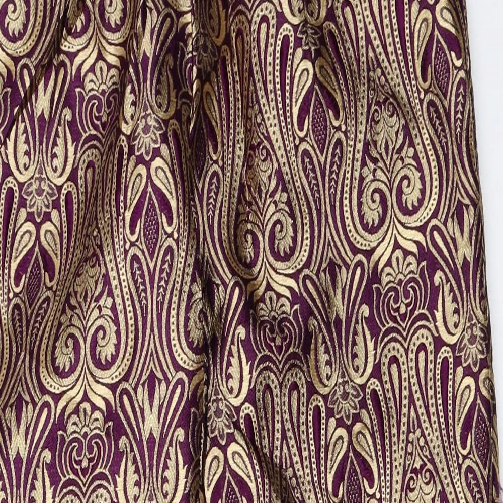 Womens UK Size 40 Preworn Regular Fit  Purple Trousers