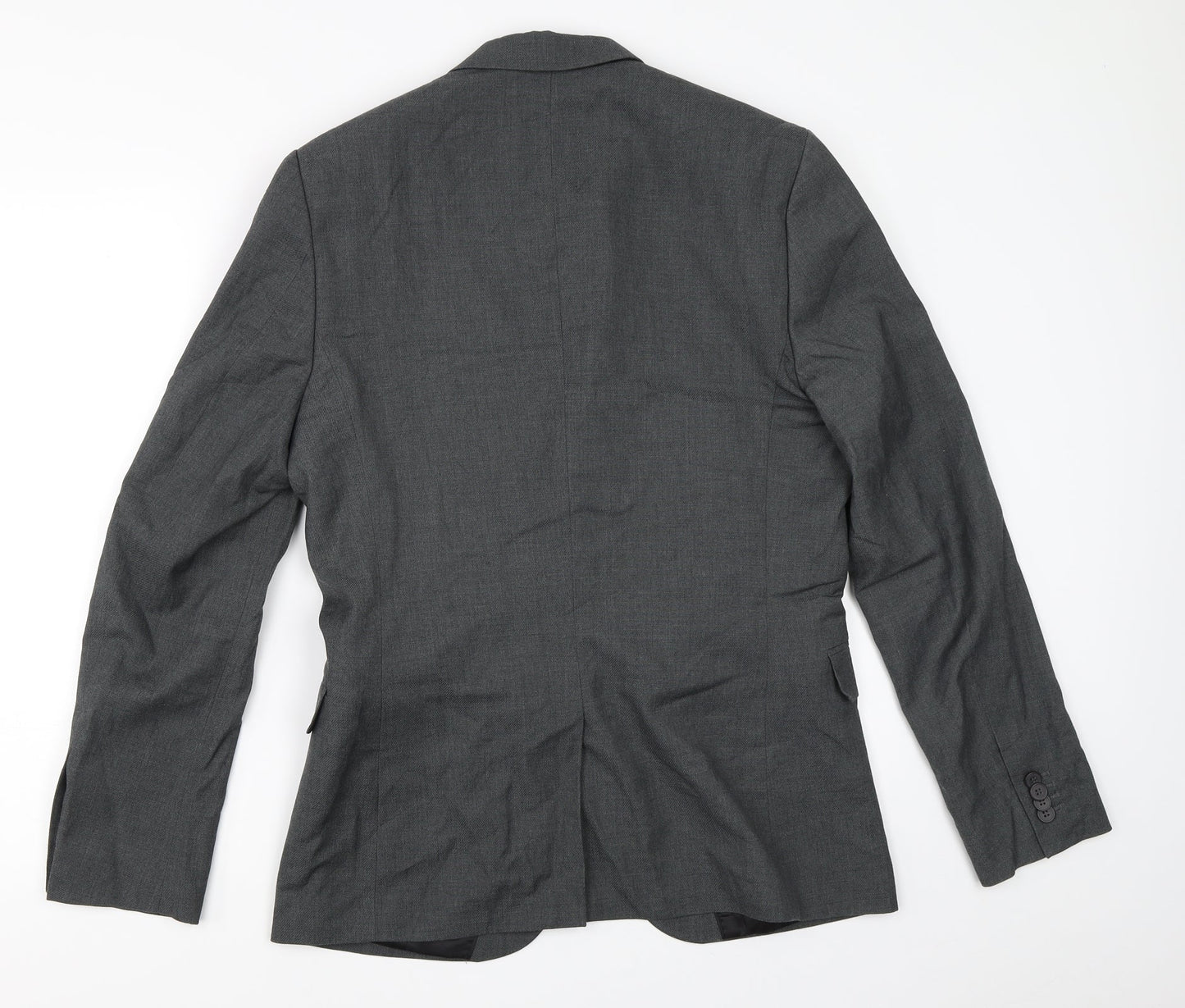 Mens UK Size 38 H&M Regular Grey Suit Jacket