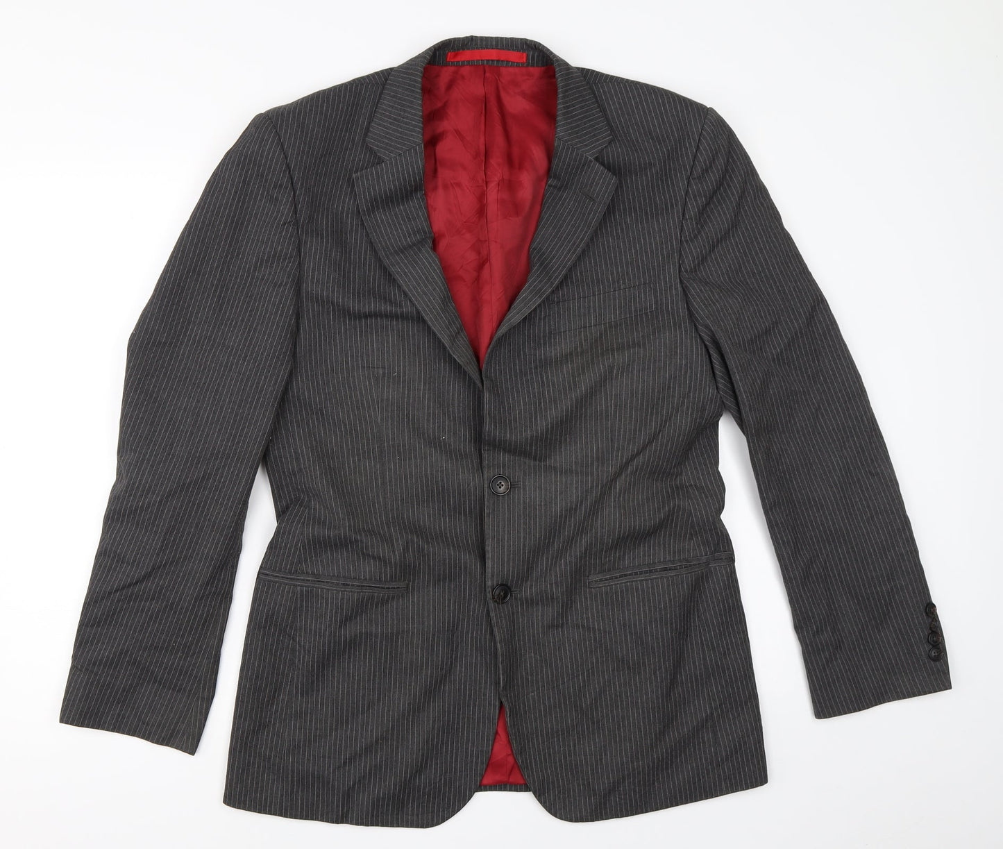 Mens UK Size 38 Marks and Spencer Regular Grey Suit Jacket
