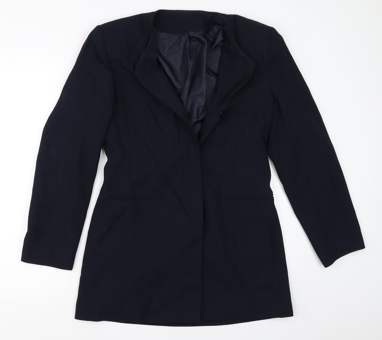 Womens UK Size 12 Richards Blue Overcoat