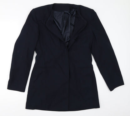 Womens UK Size 12 Richards Blue Overcoat