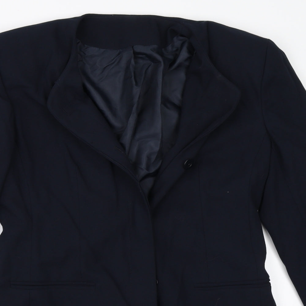 Womens UK Size 12 Richards Blue Overcoat