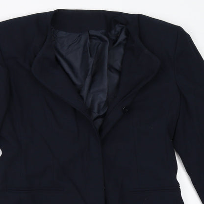 Womens UK Size 12 Richards Blue Overcoat