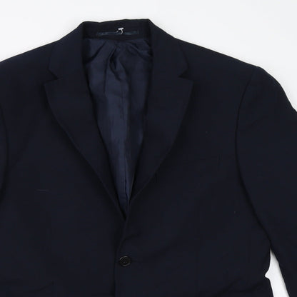 Mens UK Size 38 Debenhams Regular Blue Suit Jacket