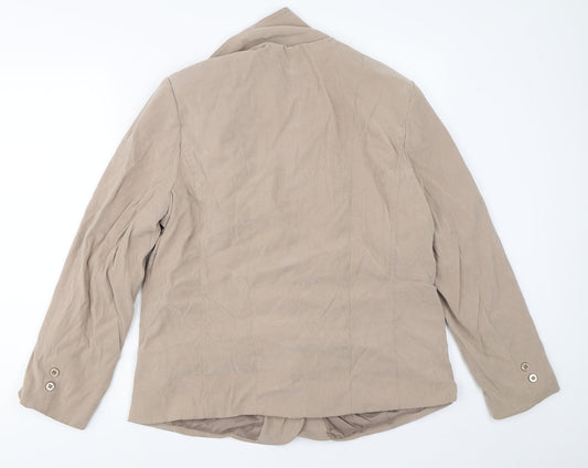 Womens UK Size XL Joella Di Marco Beige Jacket