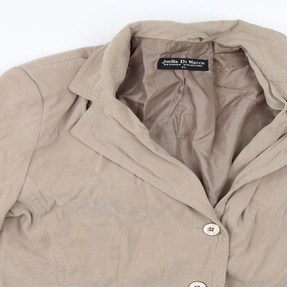Womens UK Size XL Joella Di Marco Beige Jacket