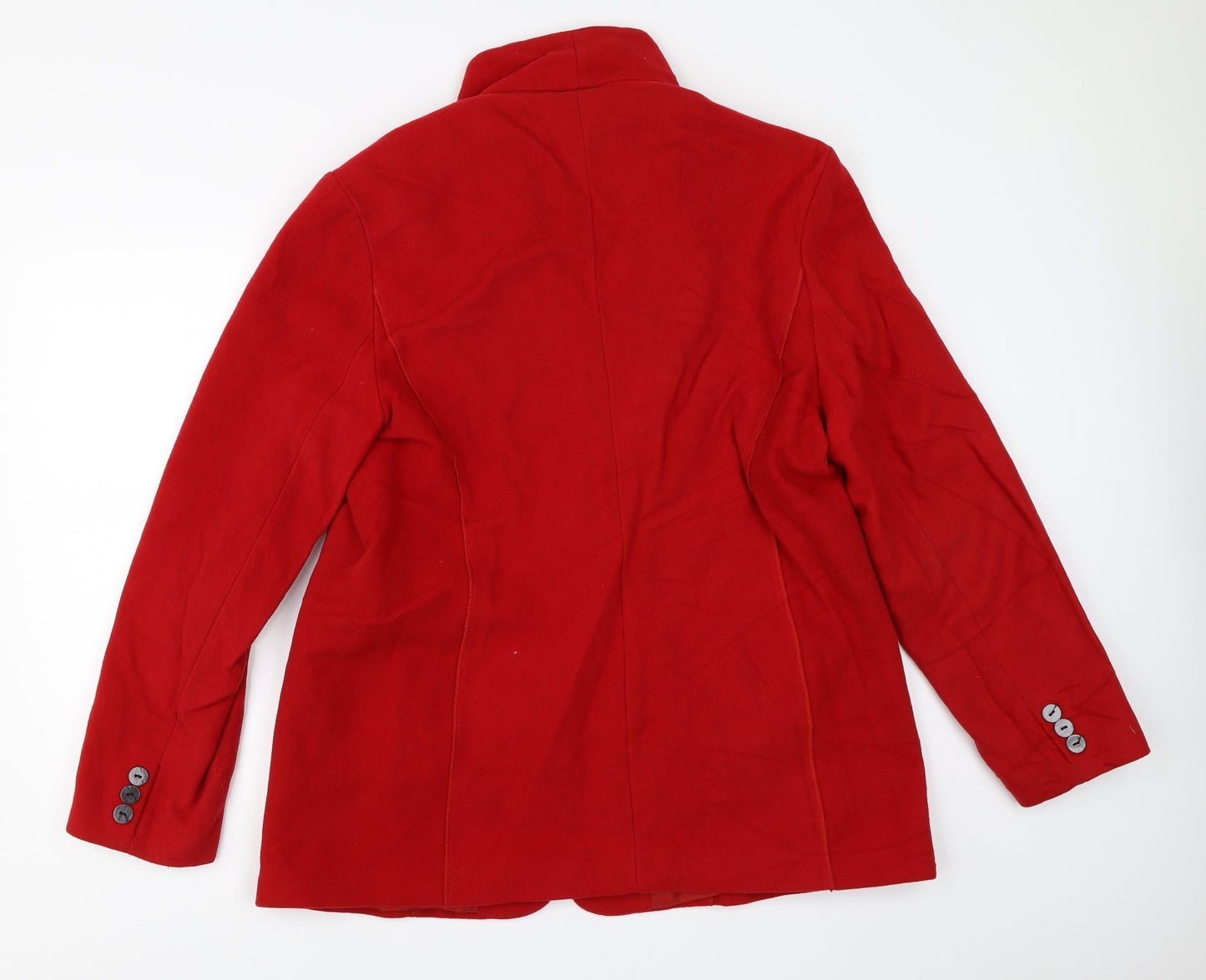 Womens UK Size 20 Preworn Red Overcoat