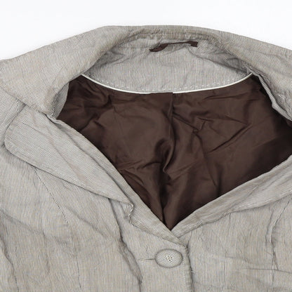 Womens UK Size 10 BHS Brown Jacket