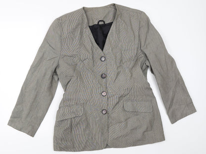 Womens UK Size 14 Preworn Grey Jacket