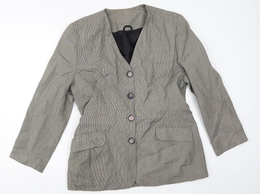 Womens UK Size 14 Preworn Grey Jacket