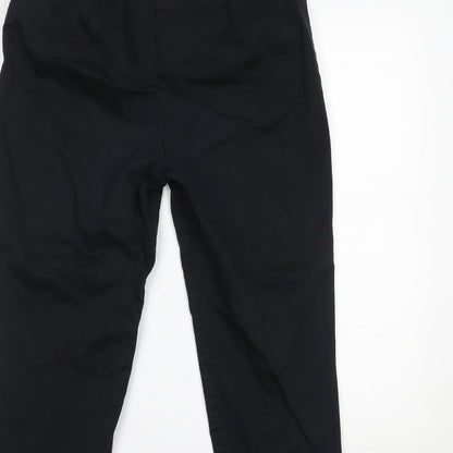 Womens UK Size 12 Marks and Spencer Regular Fit  Black Trousers
