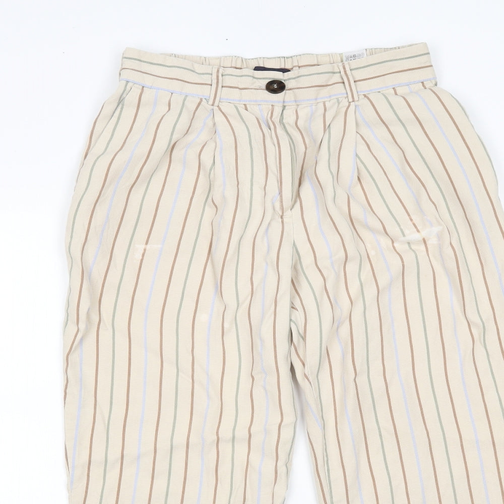 Womens UK Size 8 Marks and Spencer Regular Fit  Multicoloured Trousers