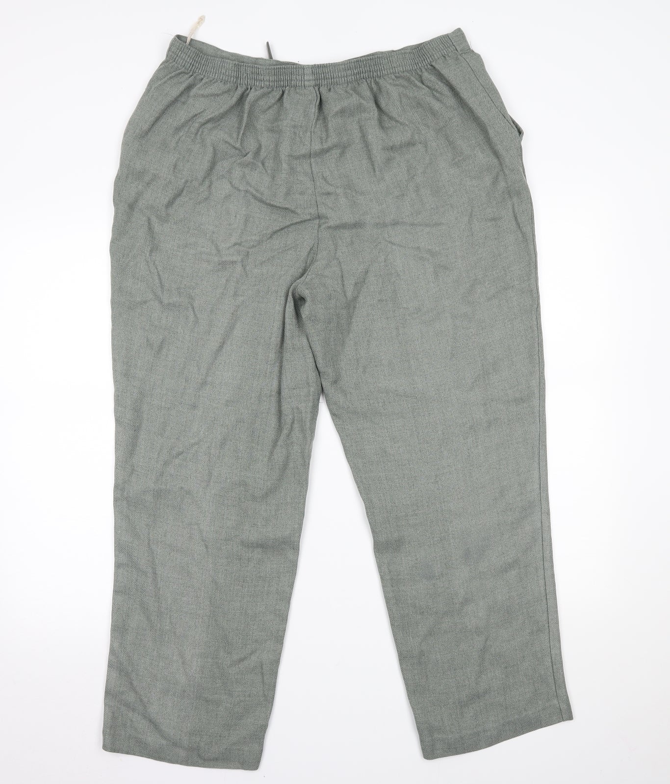 BM Womens Green   Trousers  Size 18 L24 in