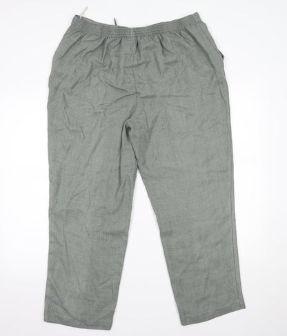BM Womens Green   Trousers  Size 18 L24 in