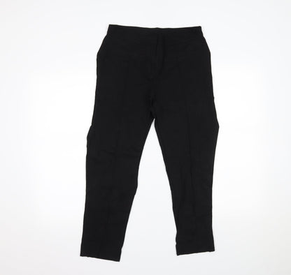 TU Womens Black   Trousers  Size 12 L23.5 in