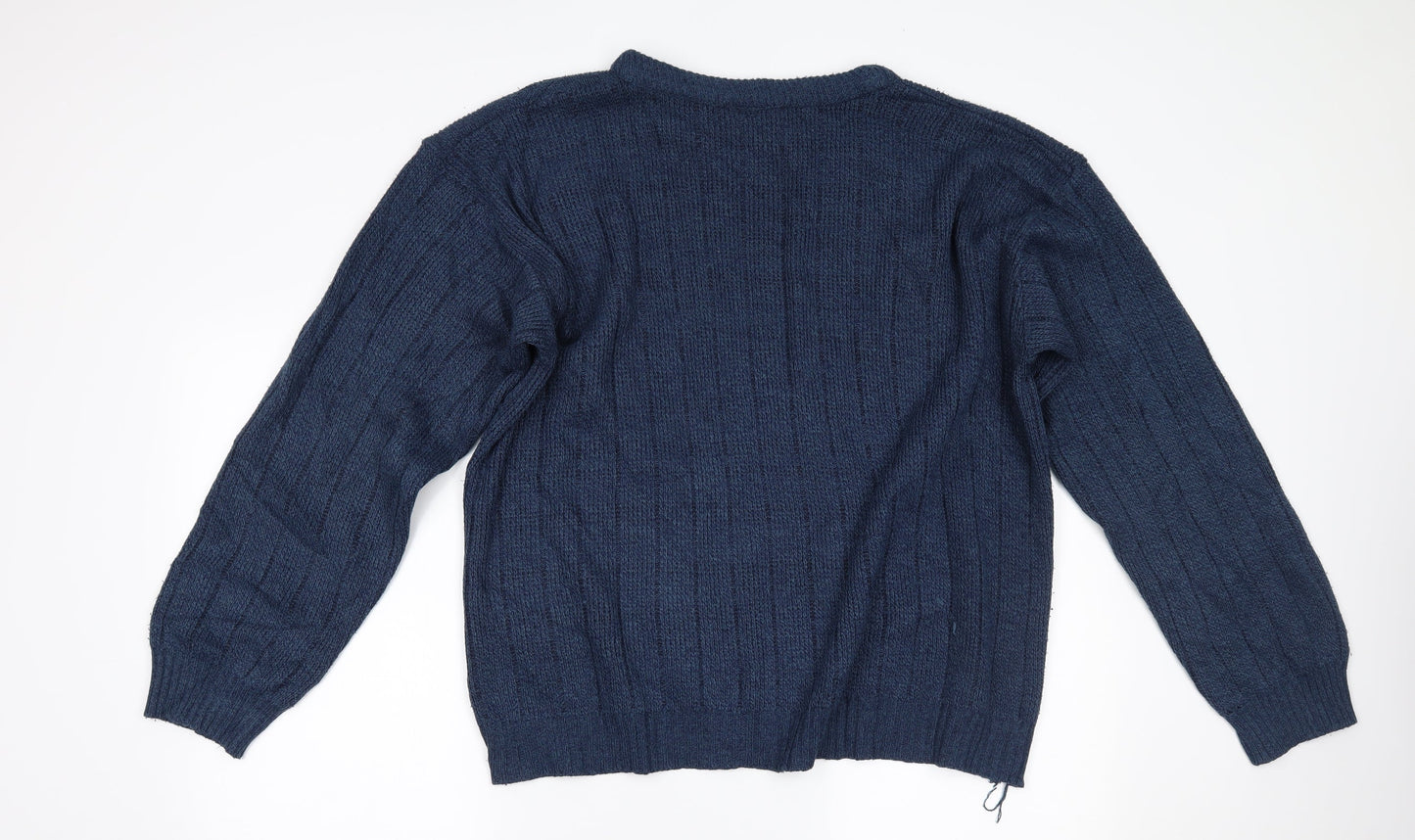 Menswear Mens Blue   Pullover Jumper Size XL