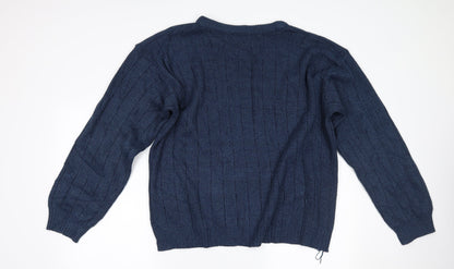 Menswear Mens Blue   Pullover Jumper Size XL