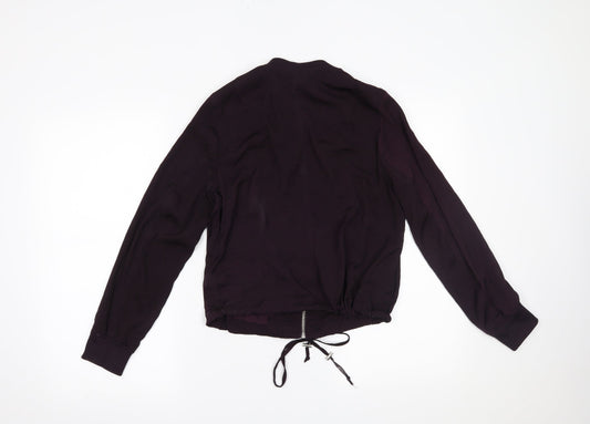 H&M Womens Purple   Jacket  Size 6