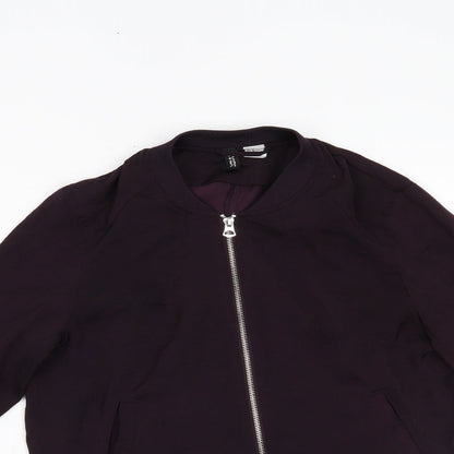 Womens UK Size 6 H&M Purple Jacket