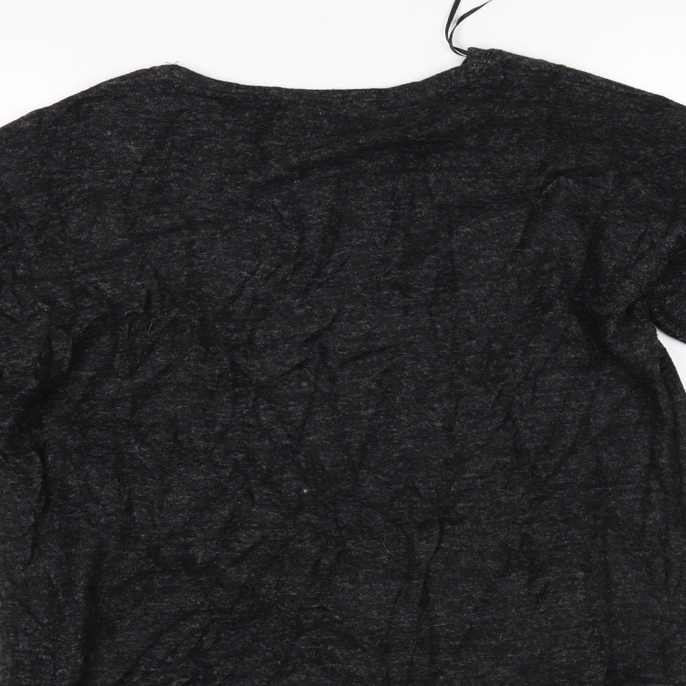 Womens UK Size 12 Papaya Black Pullover Jumper