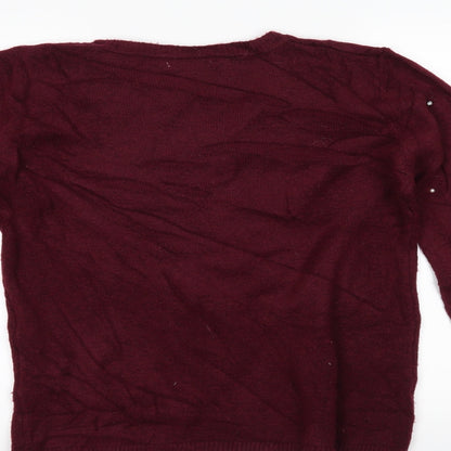 Womens UK Size 12 RJR.John Rocha Purple Pullover Jumper