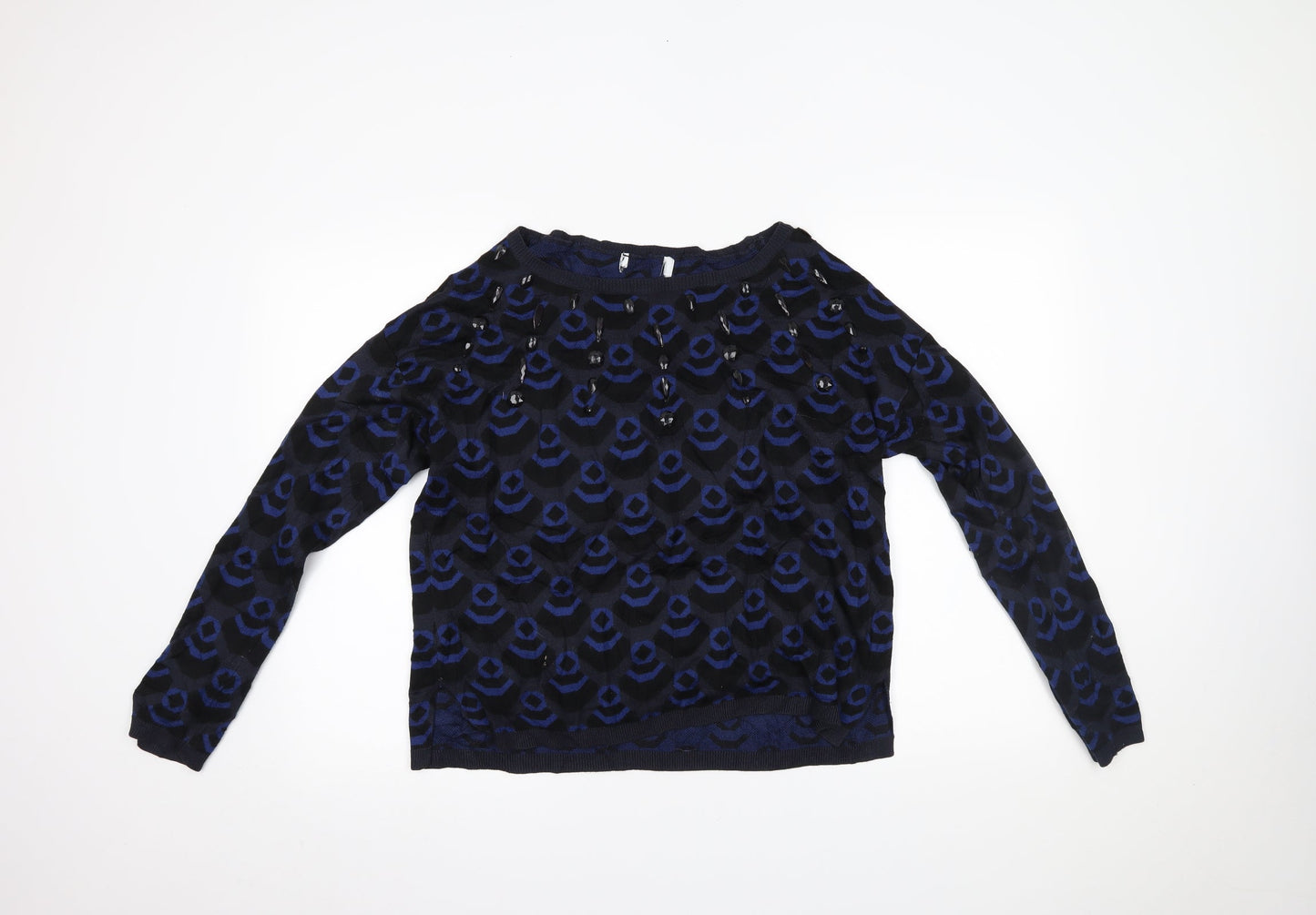 Womens UK Size 14 NEXT Blue Pullover Jumper