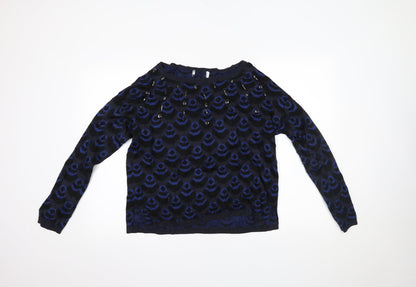 Womens UK Size 14 NEXT Blue Pullover Jumper