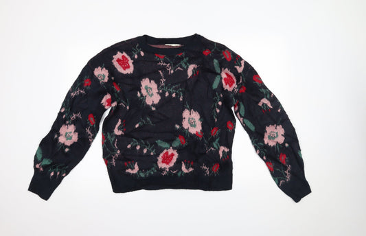 Falmer Heritage Womens Multicoloured Floral  Pullover Jumper Size 12