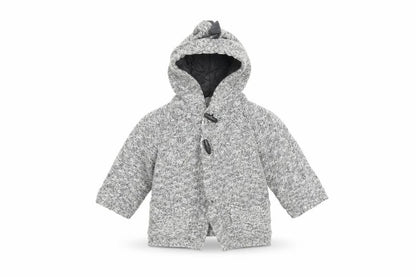 Front view of George Baby Grey Cardigan Jumper, size 12-18, Months