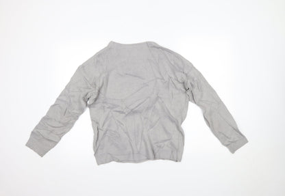 Womens UK Size 12 Brave Soul Grey Pullover Jumper
