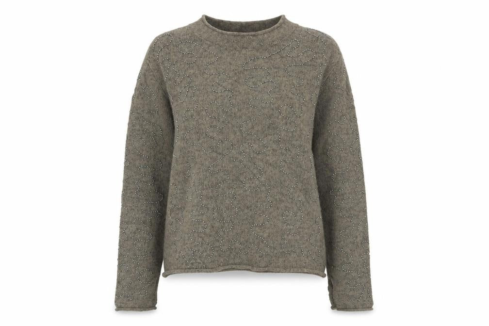 Womens UK Size S Zara Brown Pullover Jumper