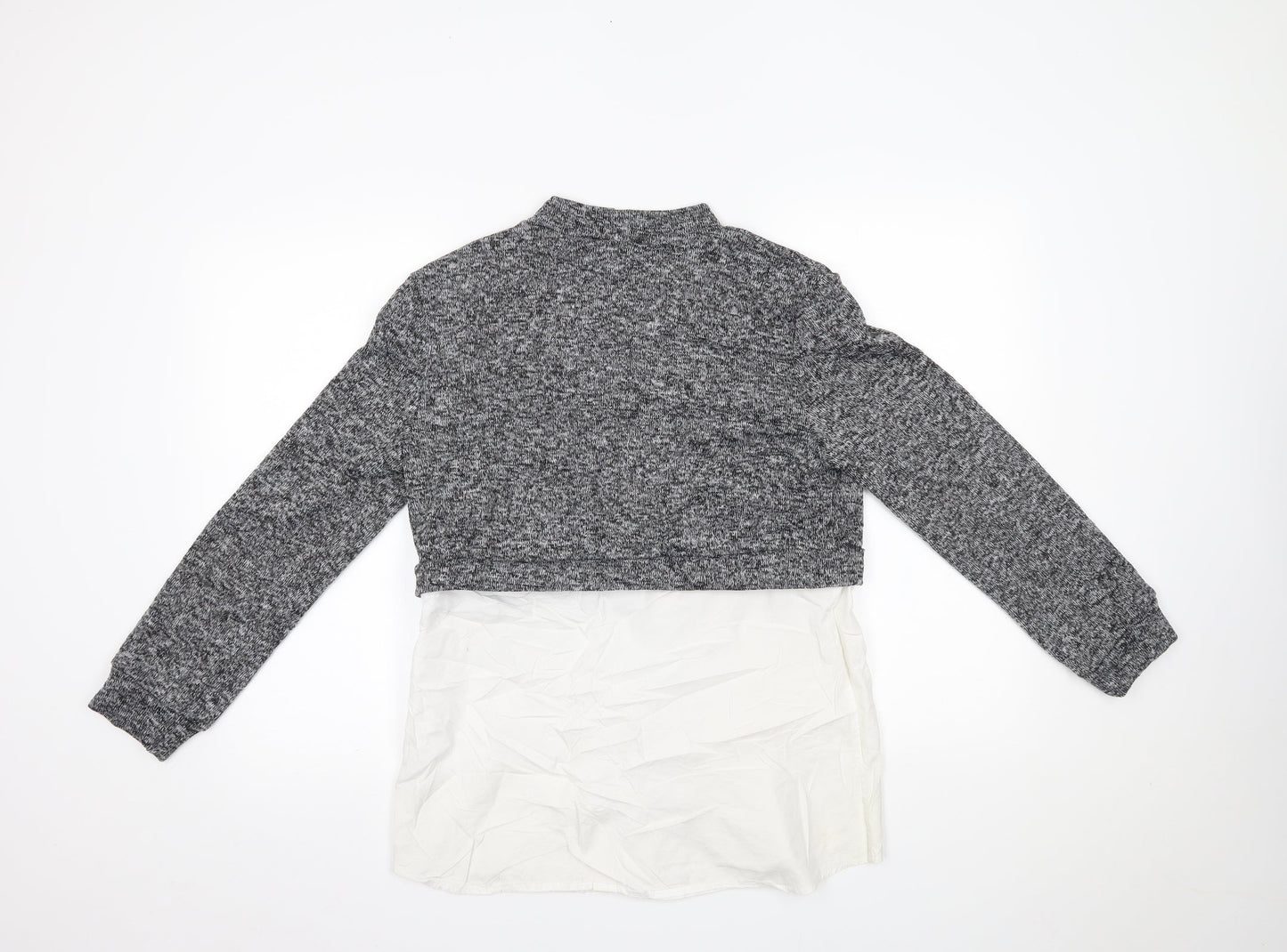 Womens UK Size 12 PARISIAN Grey Pullover Jumper