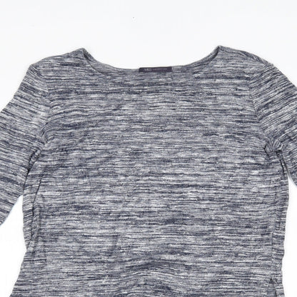 Womens UK Size 8 Marks and Spencer Blue Basic Blouse