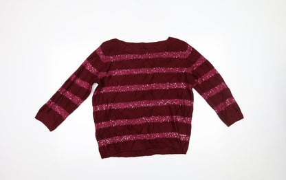 Womens UK Size 14 Matalan Multicoloured Basic Blouse