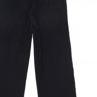 Womens UK Size 10 m&s Regular Fit  Black Trousers
