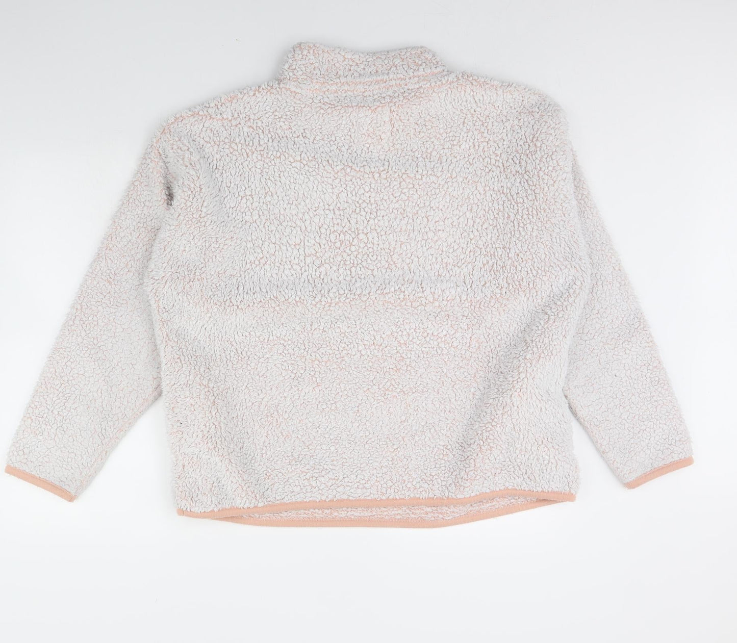 Womens UK Size XL Love to lounge White Henley Jumper