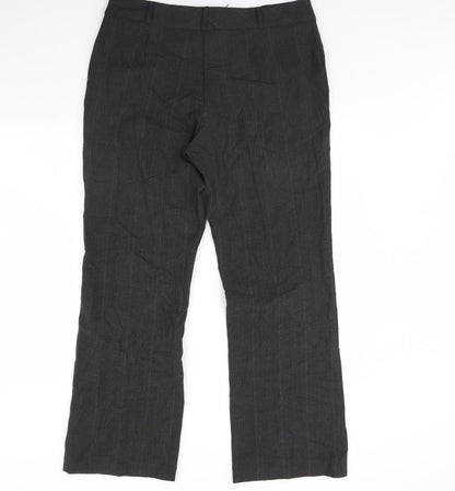 Per Se Womens Grey   Trousers  Size 16 L31 in