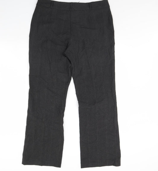 Per Se Womens Grey   Trousers  Size 16 L31 in