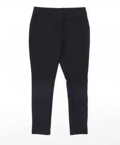 Womens UK Size 30 in Preworn Regular Fit  Black Trousers