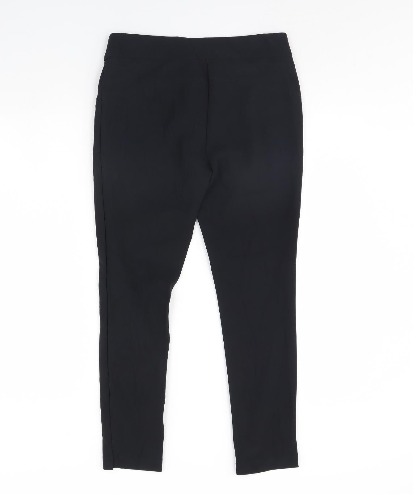 Womens UK Size 30 in Preworn Regular Fit  Black Trousers
