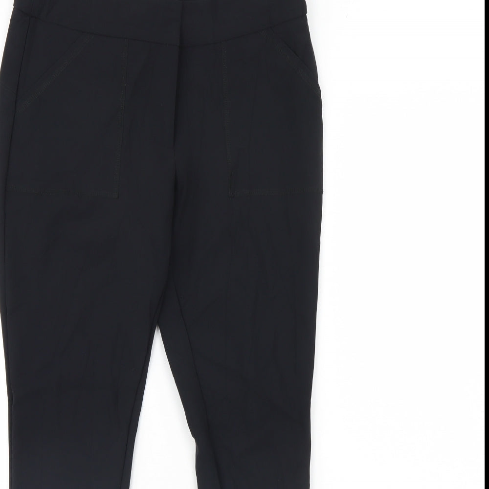 Womens UK Size 30 in Preworn Regular Fit  Black Trousers