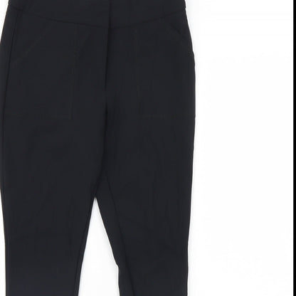 Womens UK Size 30 in Preworn Regular Fit  Black Trousers