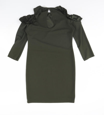 Miss Selfridge Womens Green   Mini  Size 14