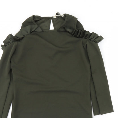 Miss Selfridge Womens Green   Mini  Size 14